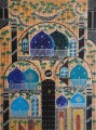 dibujos animados de mezquita islámica
